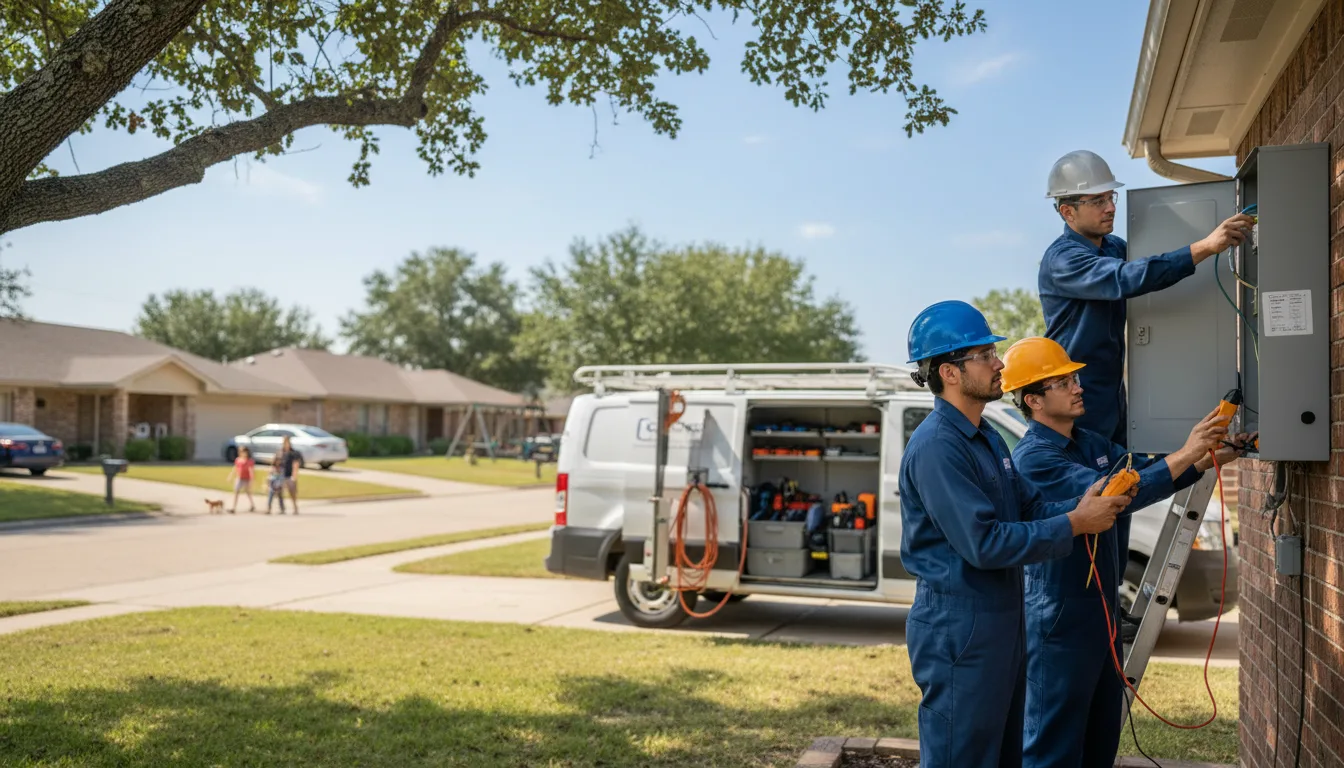 Certified electrician providing emergency electrical services in Kindred, ND